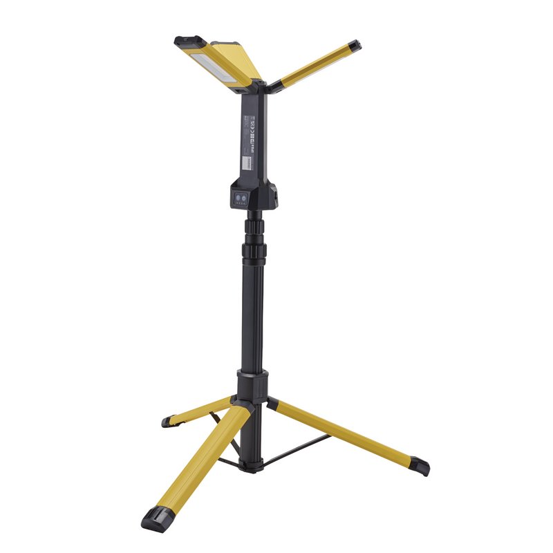 230V RECHARGEABLE TRIPOD SITE LIGHT, 20W, 2000 LUMENS