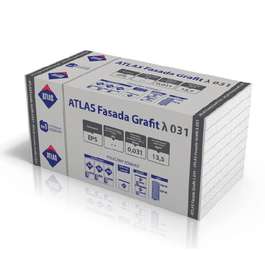 ATLAS EPS Insulation – Fasada Grafit 0.031W 1000 x 500