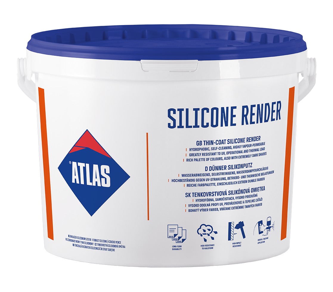Atlas Silicone Render White 25kg