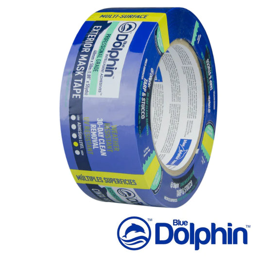 Blue Dolphin Tarp & Stucco Exterior Tape 48mm X 50m