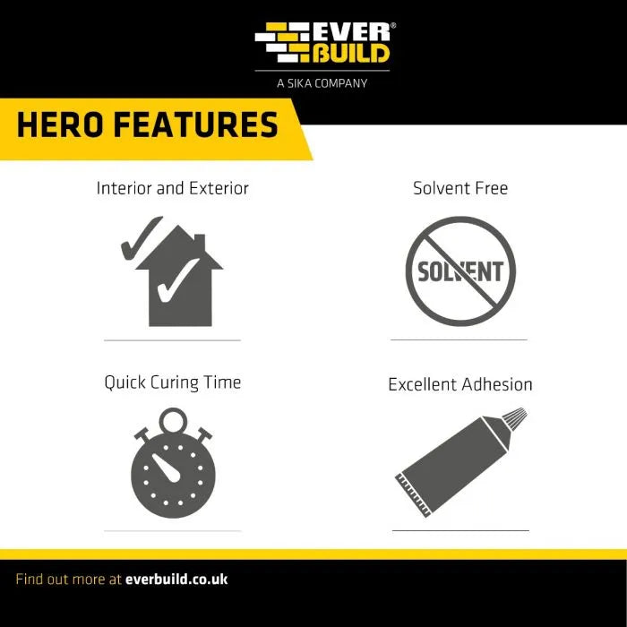 Everbuild Stick 2 All Purpose High Bond Strength Contact Spray Adhesive 500ml