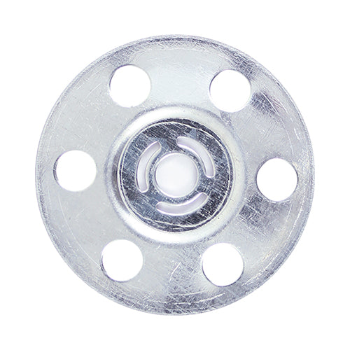 Metal Insulation Discs 35mm - Galvanised