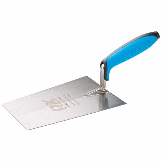 Ox Pro Bucket Trowel Stainless Steel 7"/180mm