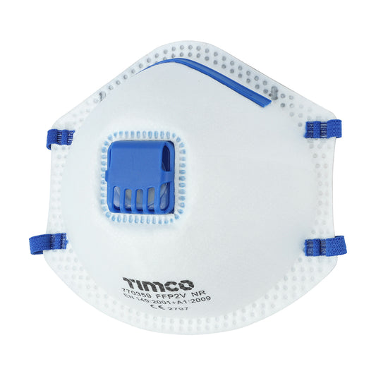Timco Moulded Masks with Valves FFP2