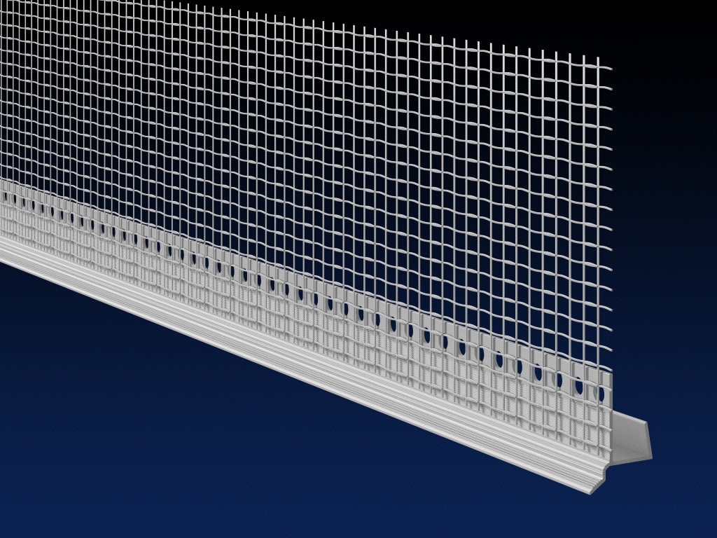 PVC EWI 12.5mm board casing 6mm drip bead 100mm mesh 2.5m